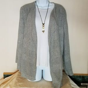 Larry Levine grey cardigan